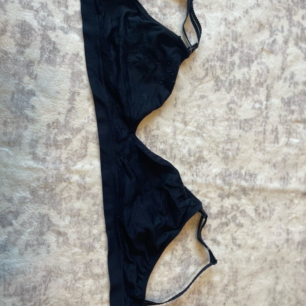 Maternity Black Lace Breastfeeding Bra